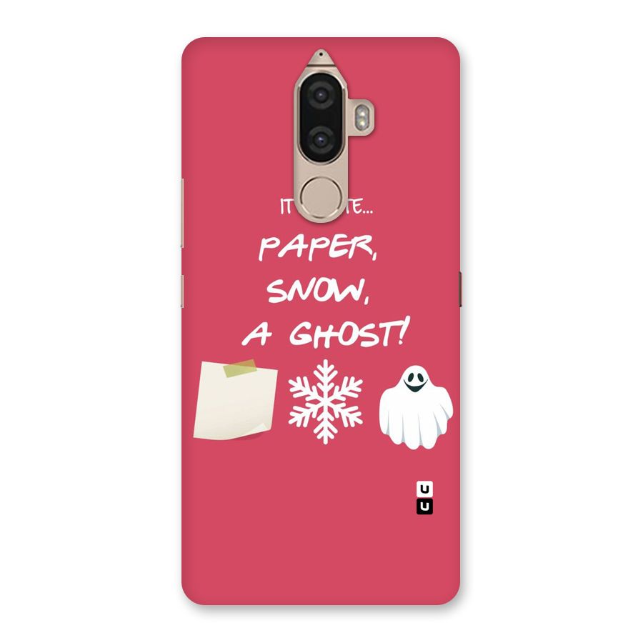 Snow Paper Back Case for Lenovo K8 Note