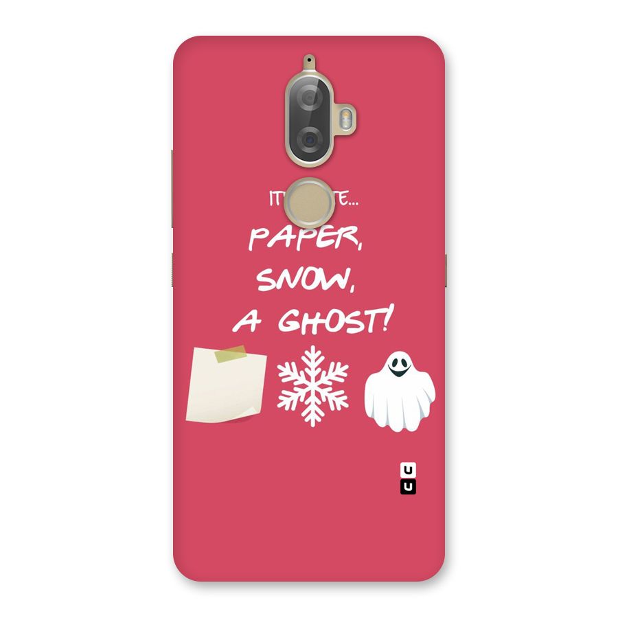 Snow Paper Back Case for Lenovo K8 Plus