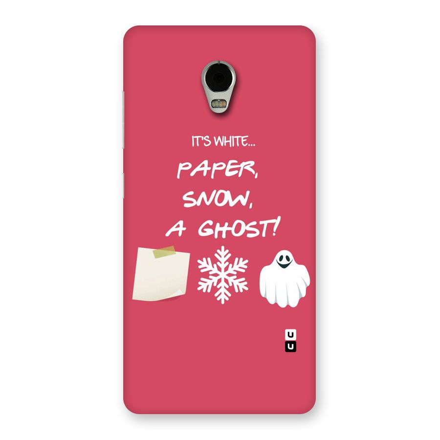 Snow Paper Back Case for Lenovo Vibe P1