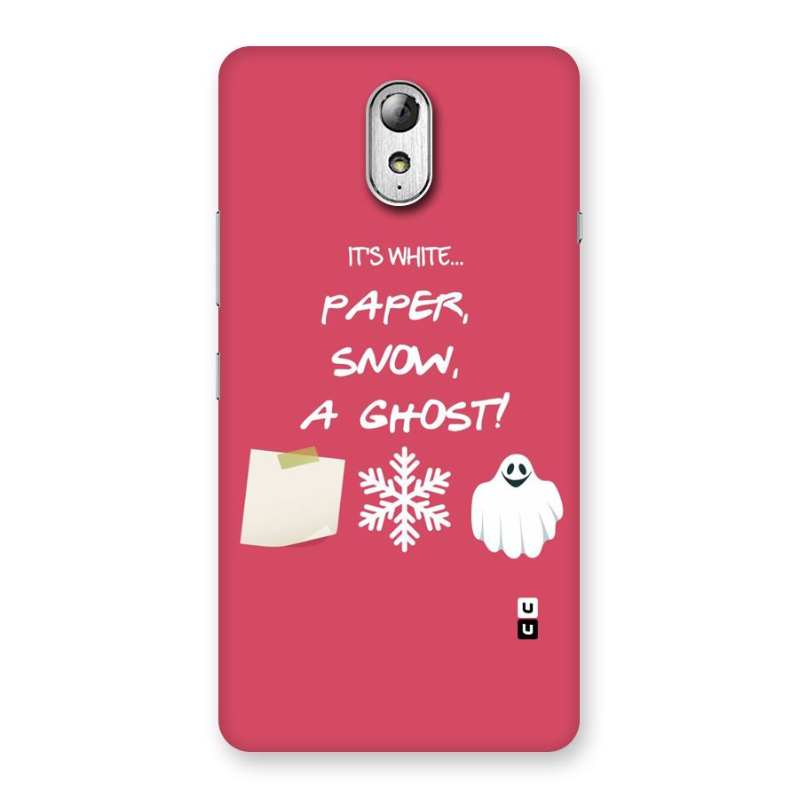 Snow Paper Back Case for Lenovo Vibe P1M