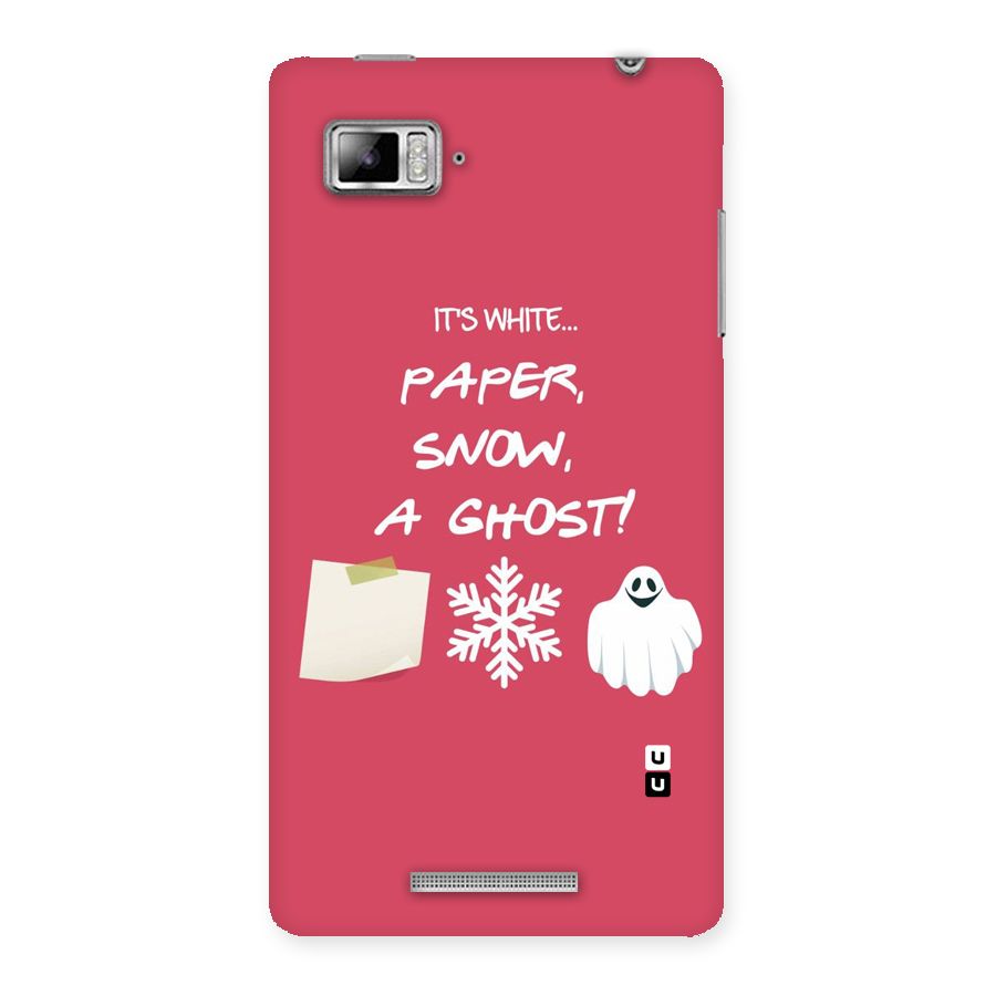 Snow Paper Back Case for Lenovo Vibe Z K910