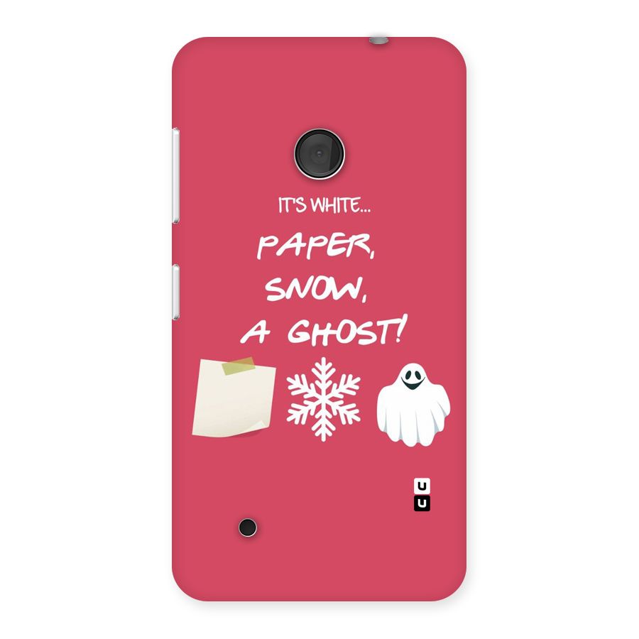 Snow Paper Back Case for Lumia 530
