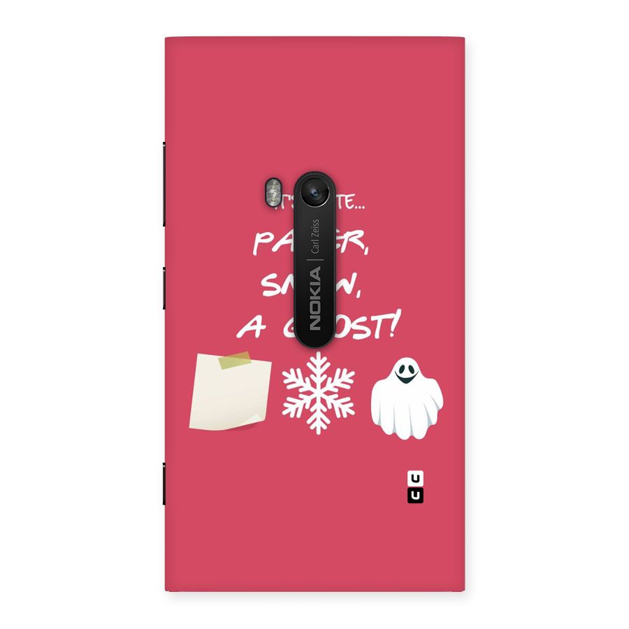 Snow Paper Back Case for Lumia 920