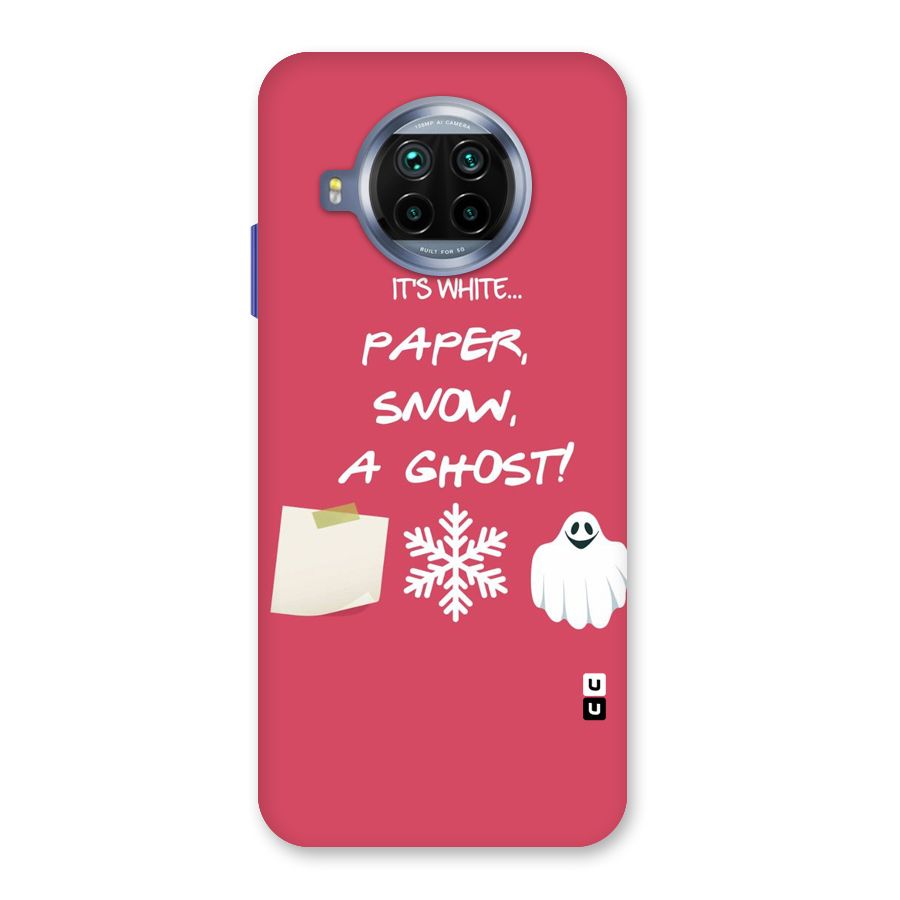 Snow Paper Back Case for Mi 10i