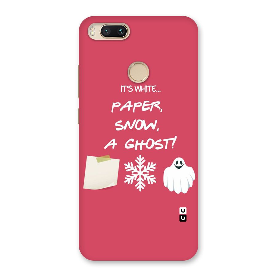 Snow Paper Back Case for Mi A1