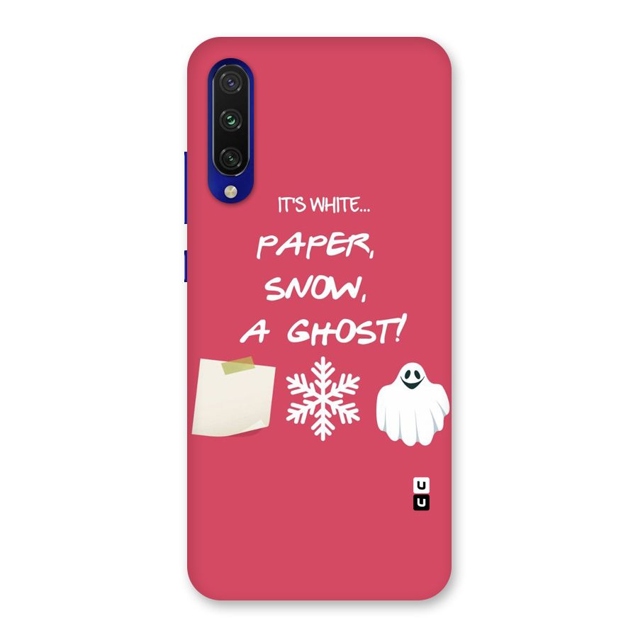 Snow Paper Back Case for Mi A3