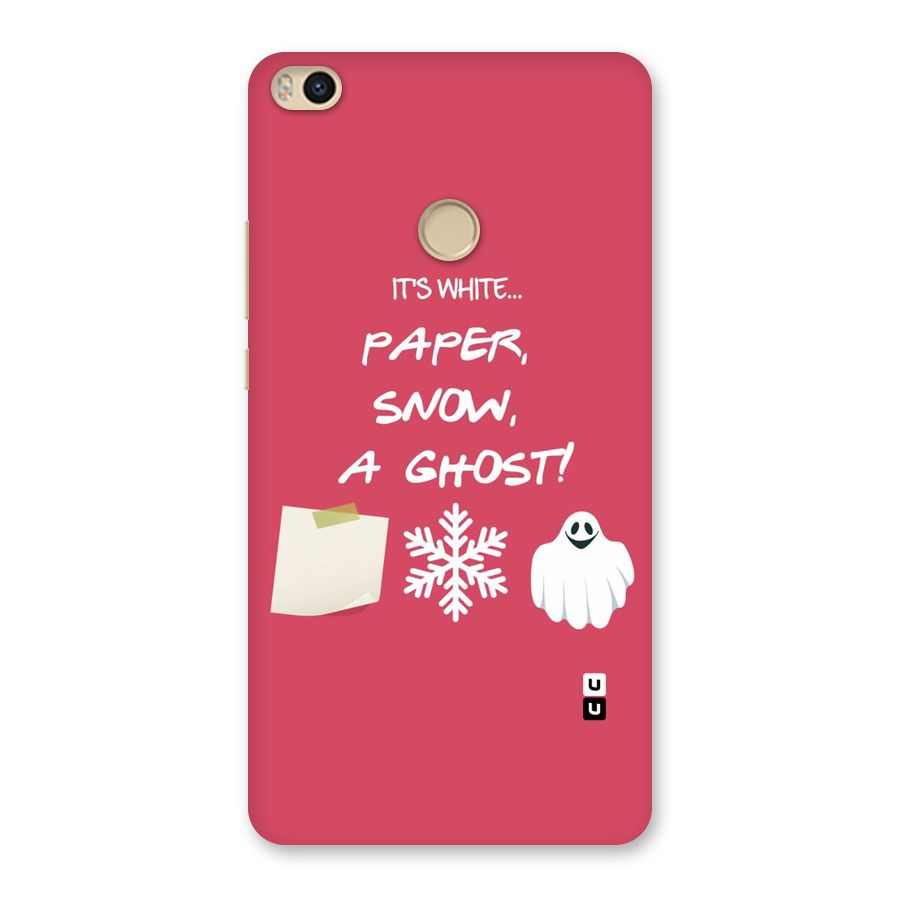 Snow Paper Back Case for Mi Max 2