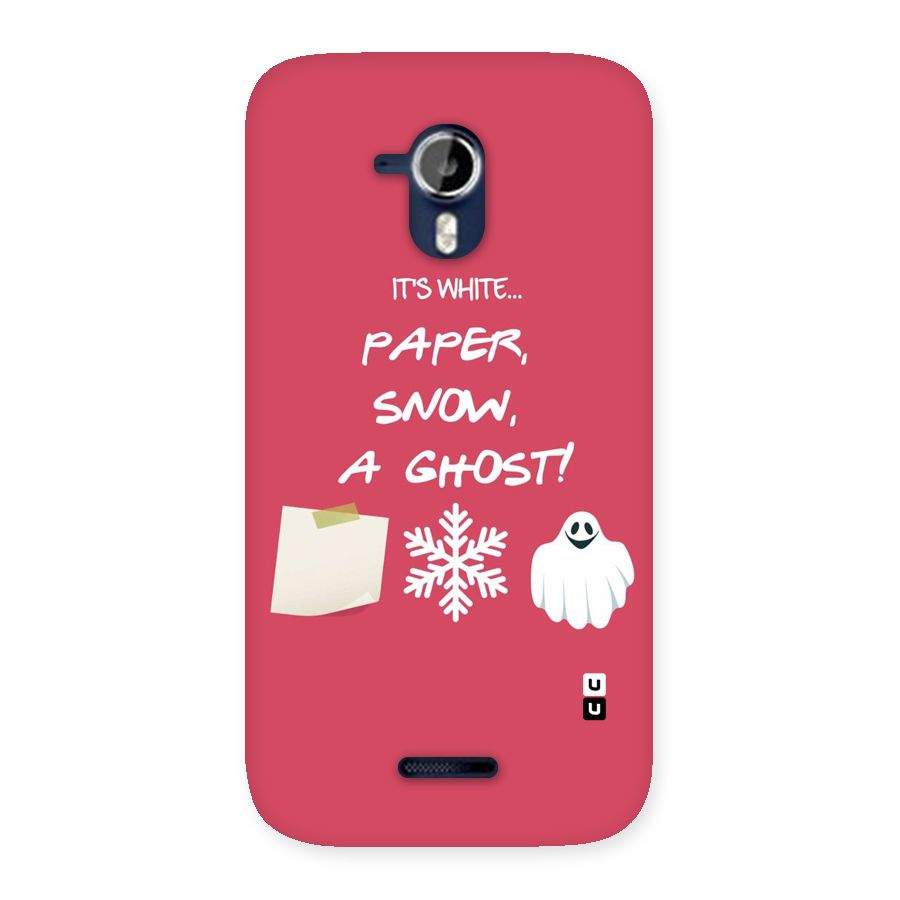 Snow Paper Back Case for Micromax Canvas Magnus A117