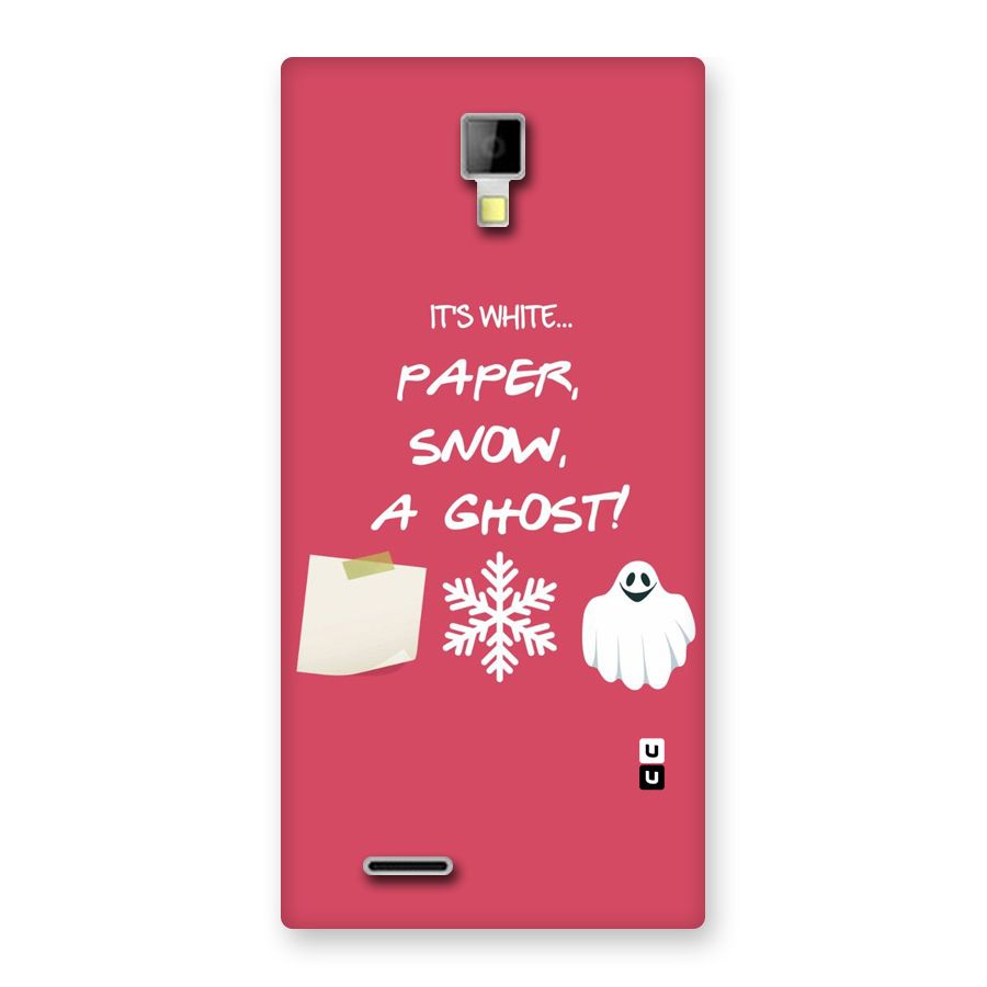 Snow Paper Back Case for Micromax Canvas Xpress A99