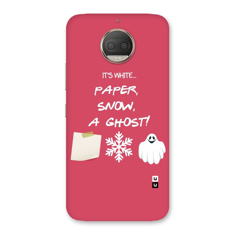 Snow Paper Back Case for Moto G5s Plus