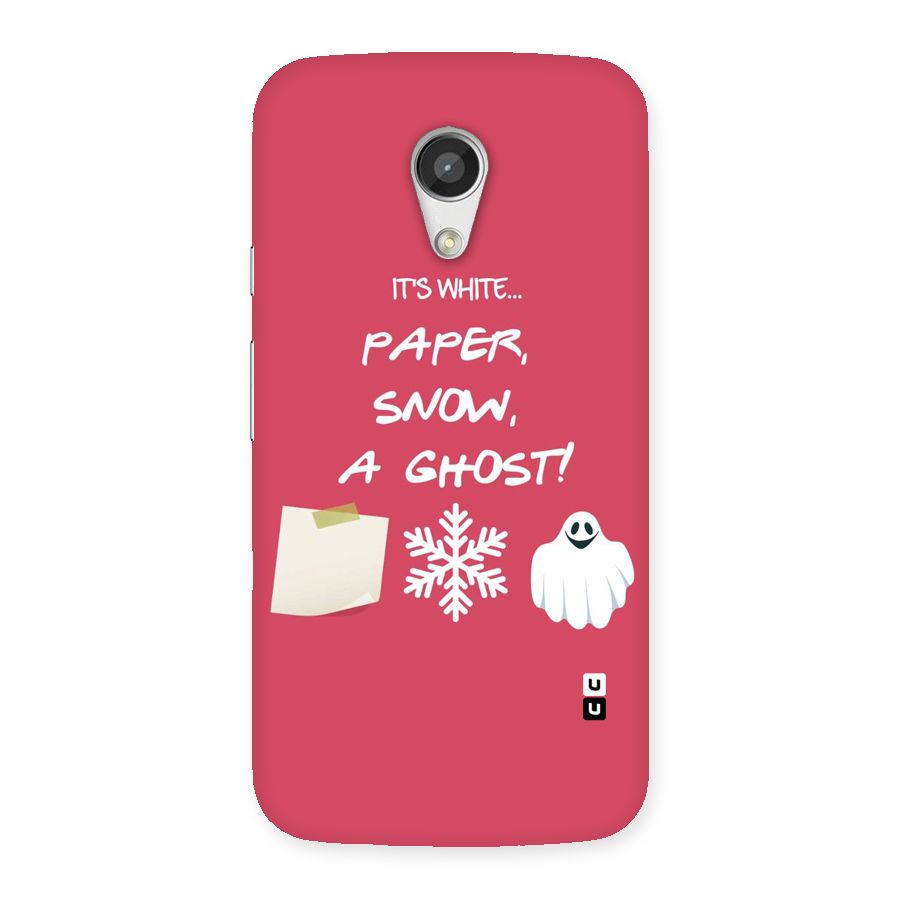 Snow Paper Back Case for Moto G 2nd Gen