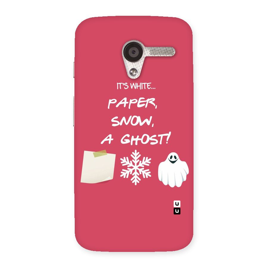 Snow Paper Back Case for Moto X