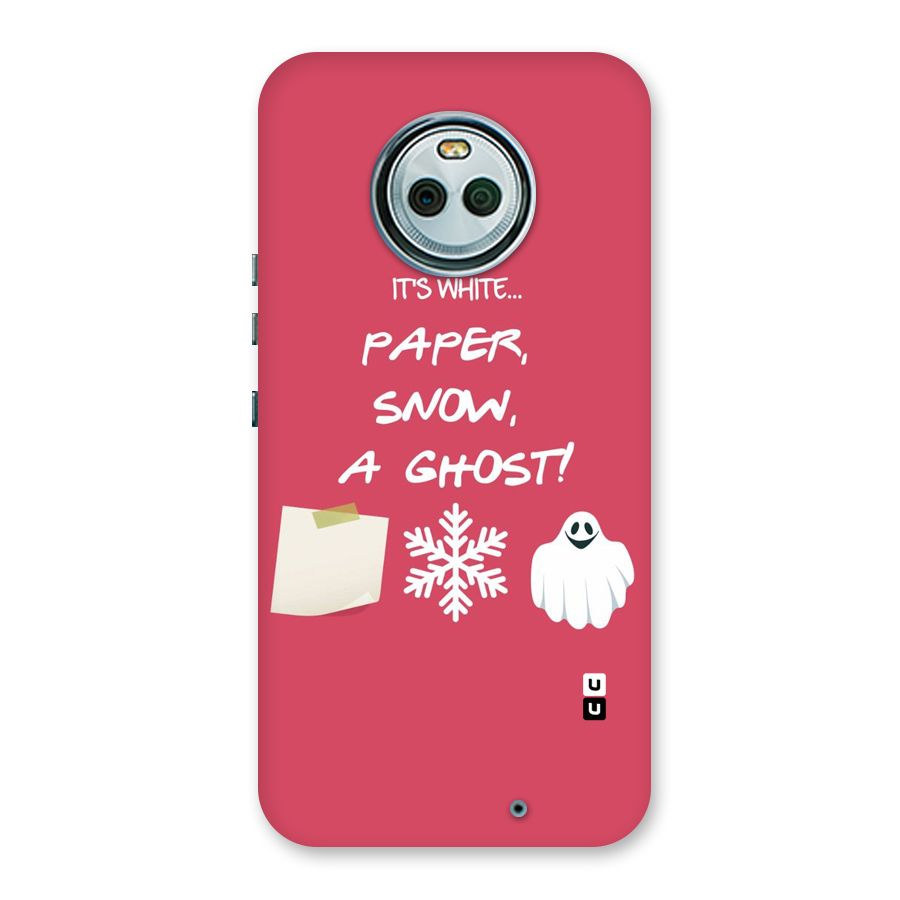 Snow Paper Back Case for Moto X4