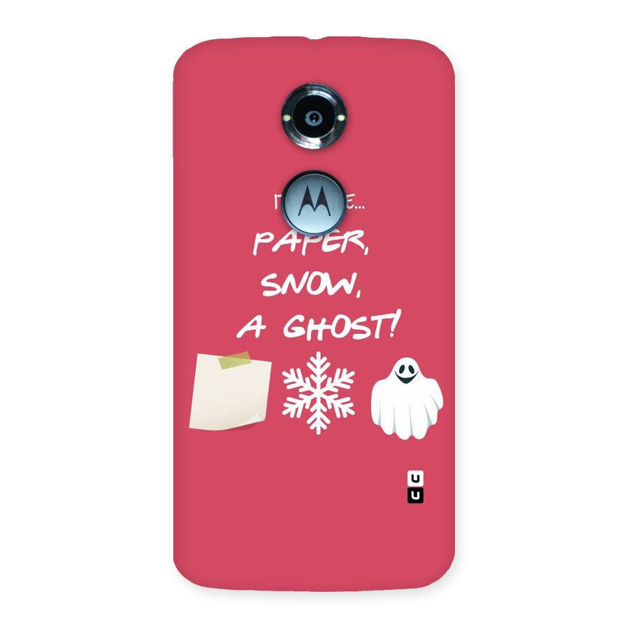 Snow Paper Back Case for Moto X 2nd Gen