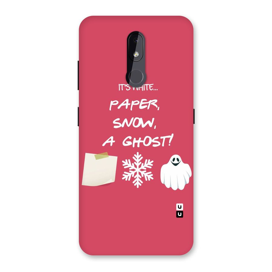 Snow Paper Back Case for Nokia 3.2
