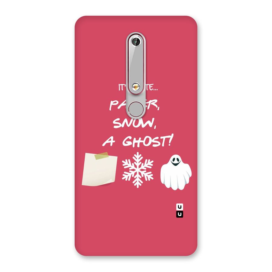 Snow Paper Back Case for Nokia 6.1
