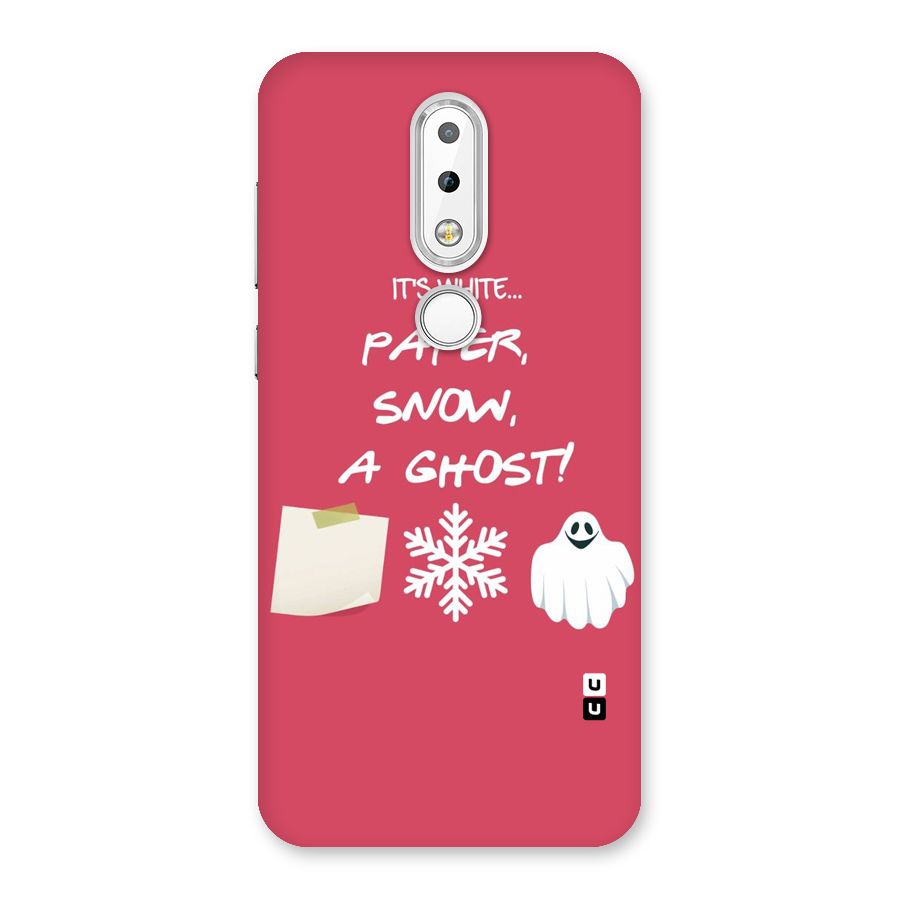 Snow Paper Back Case for Nokia 6.1 Plus