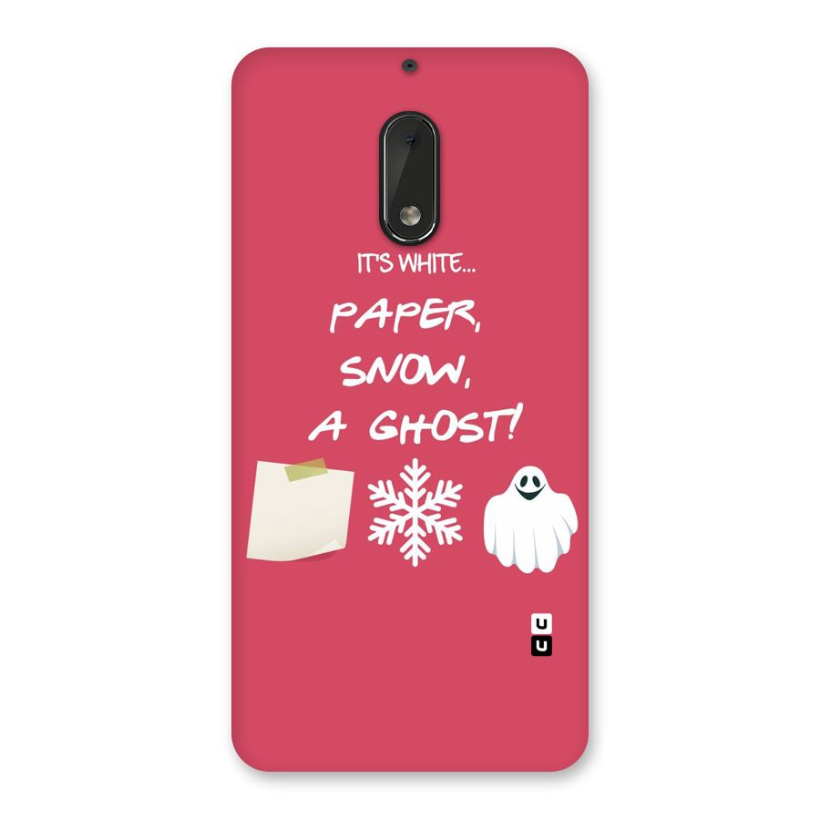Snow Paper Back Case for Nokia 6