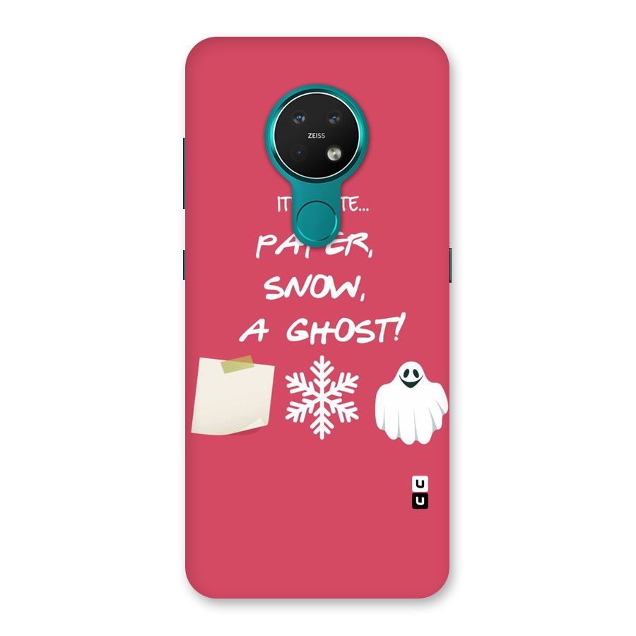 Snow Paper Back Case for Nokia 7.2