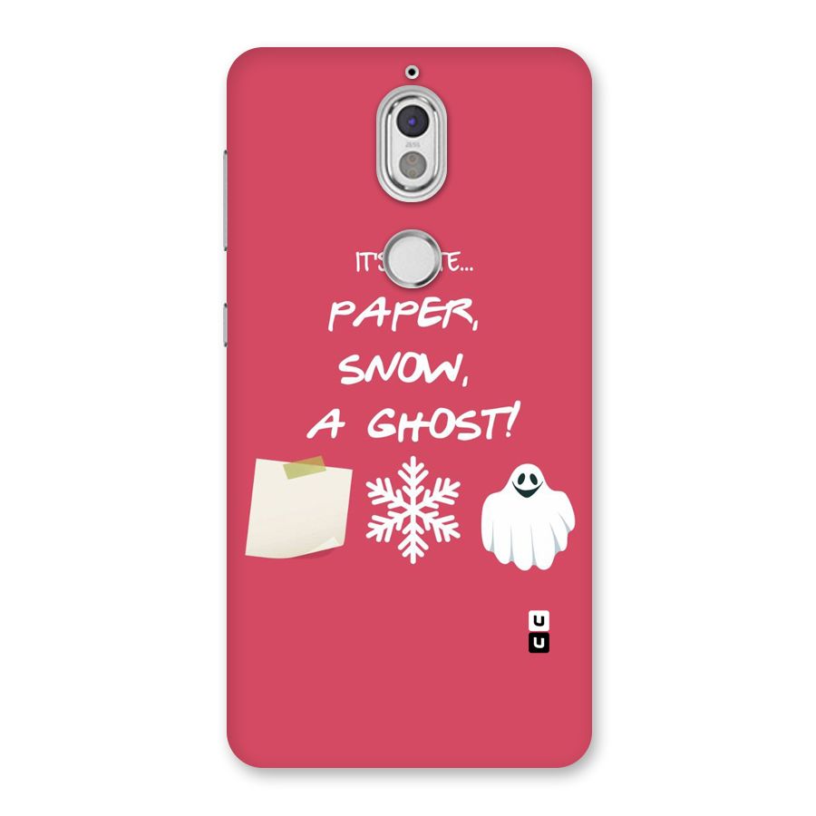 Snow Paper Back Case for Nokia 7