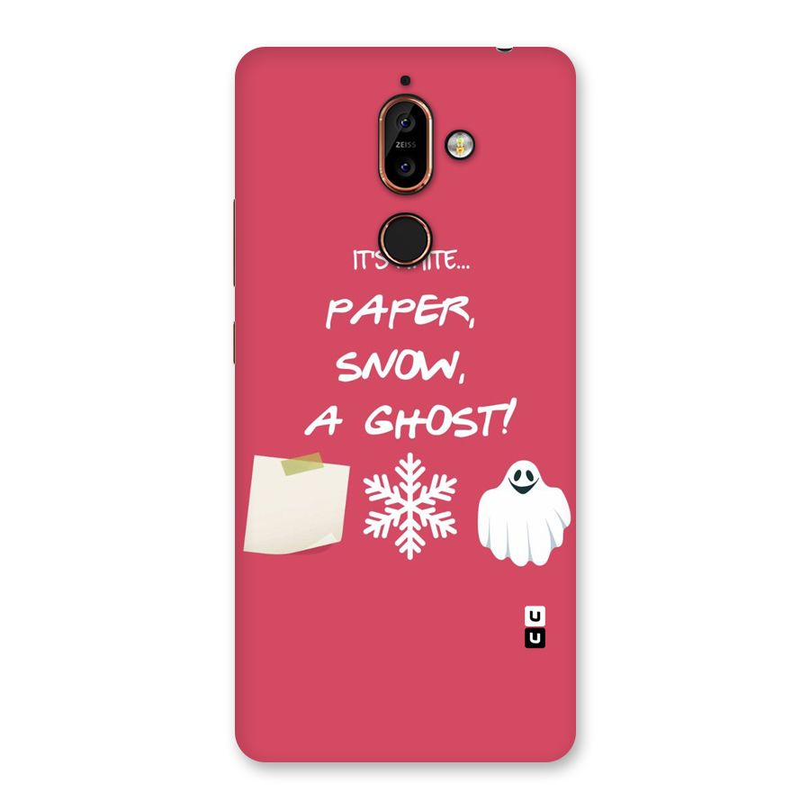 Snow Paper Back Case for Nokia 7 Plus