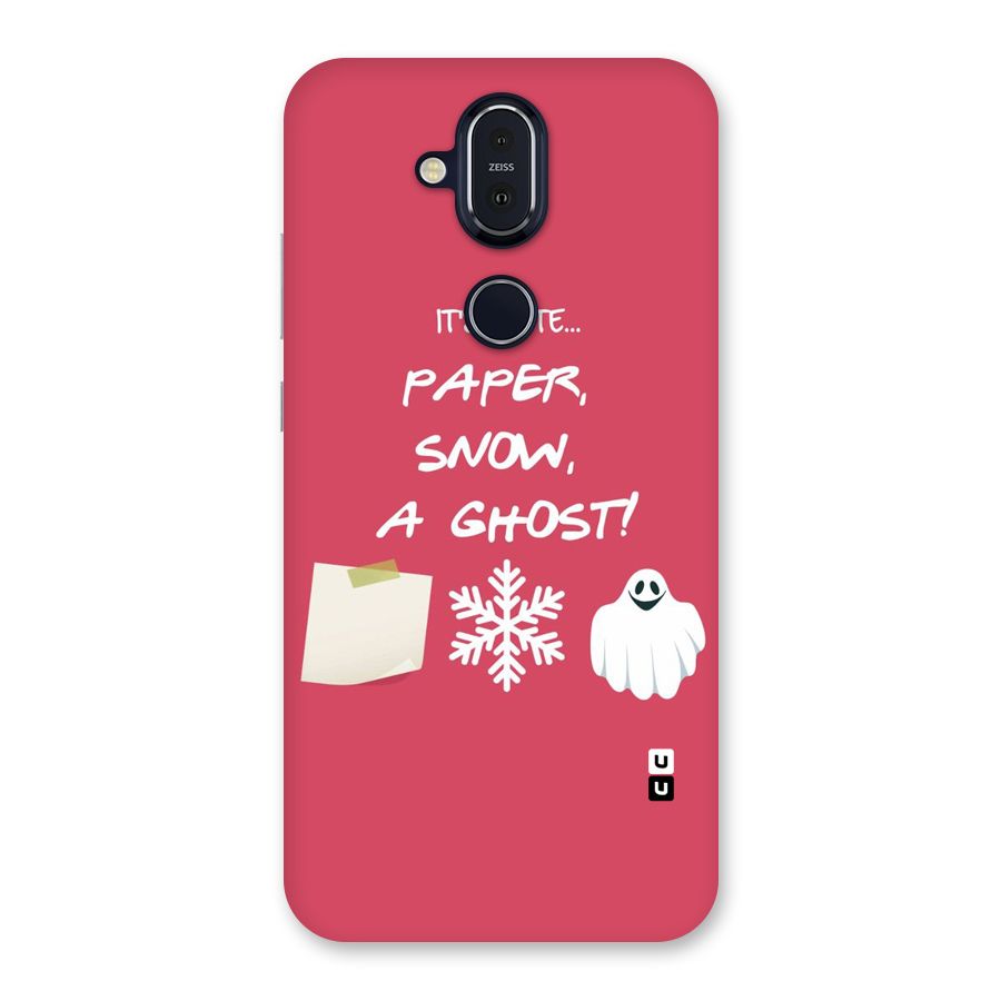Snow Paper Back Case for Nokia 8.1