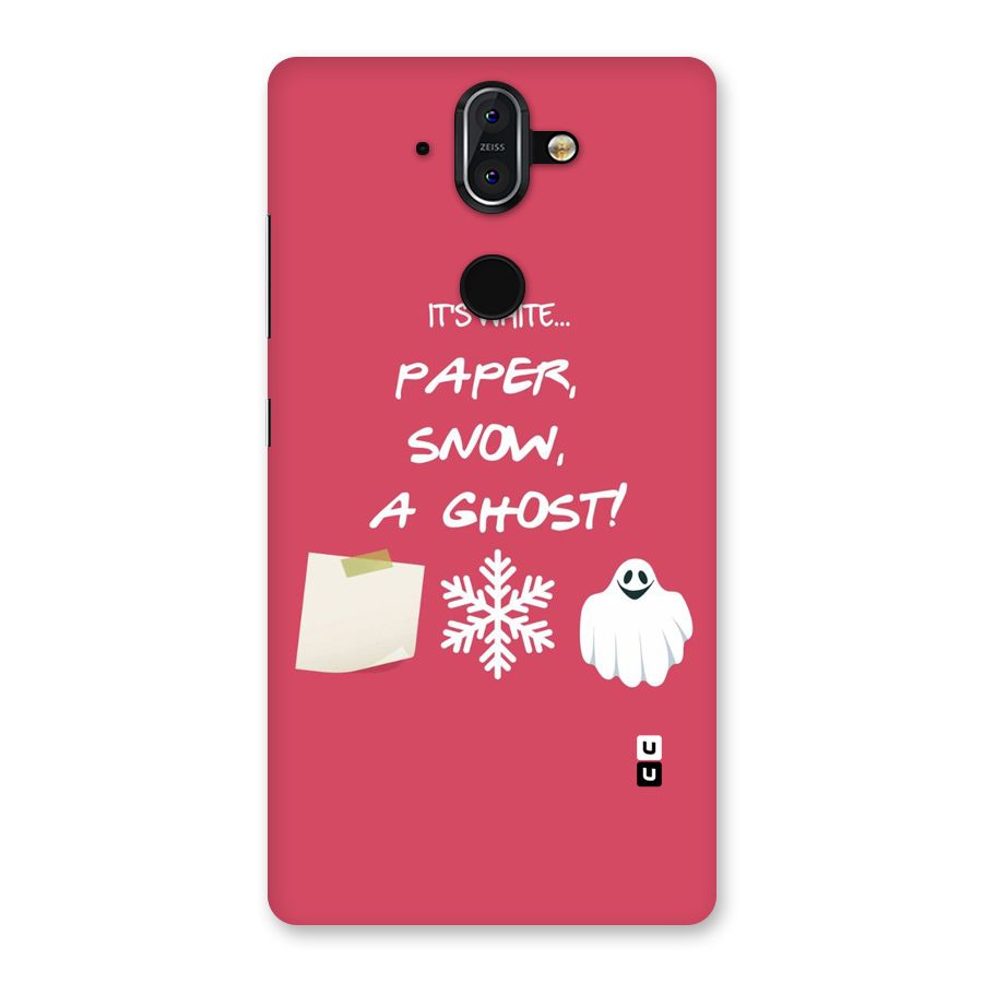 Snow Paper Back Case for Nokia 8 Sirocco