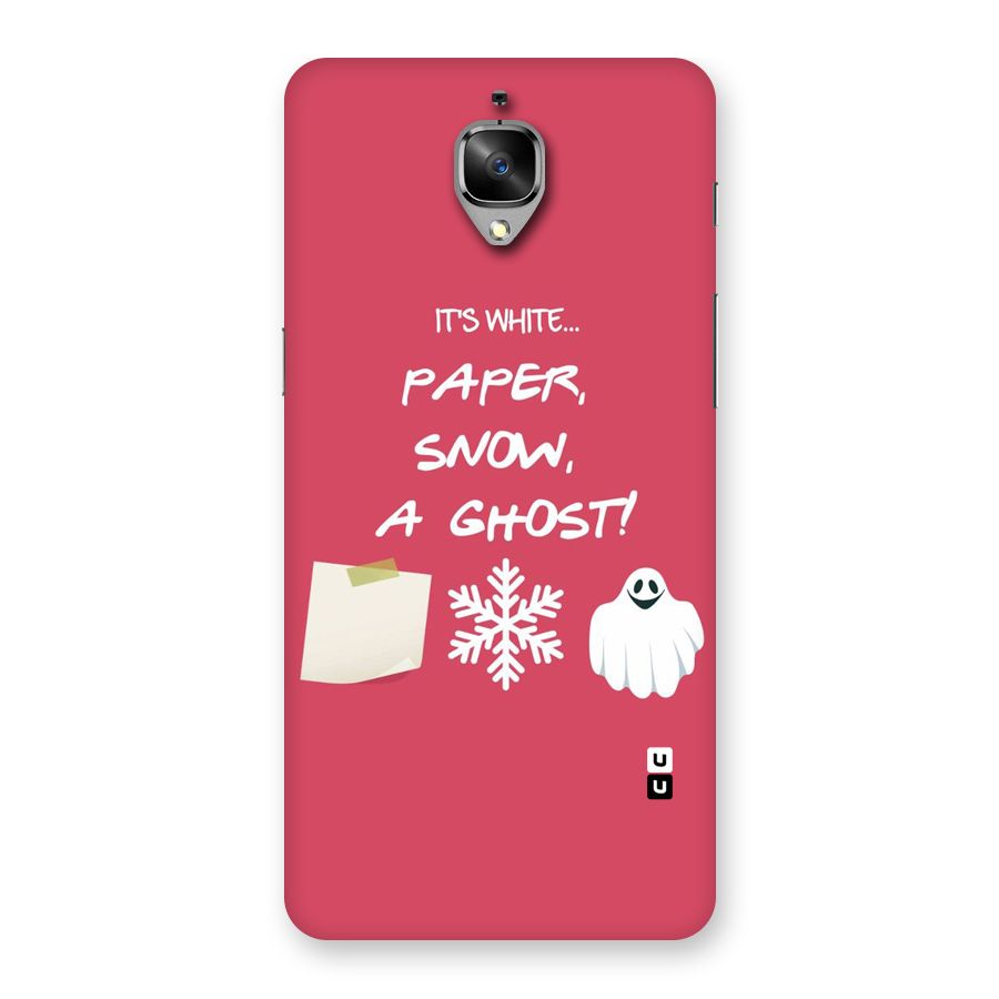 Snow Paper Back Case for OnePlus 3