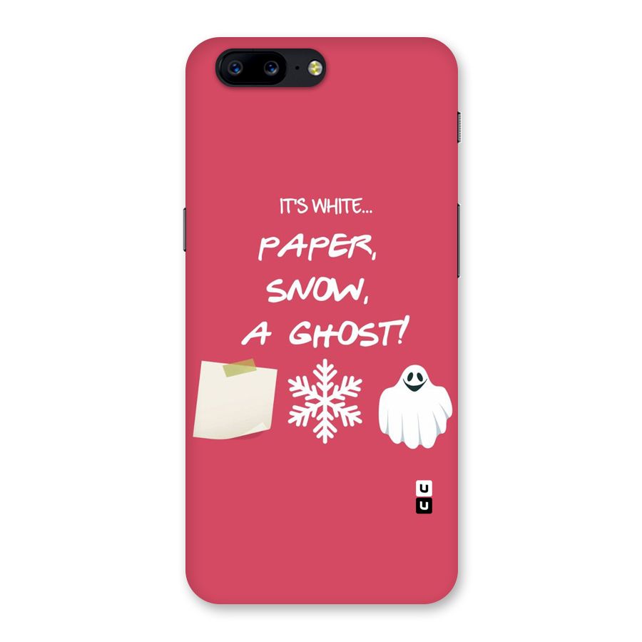 Snow Paper Back Case for OnePlus 5