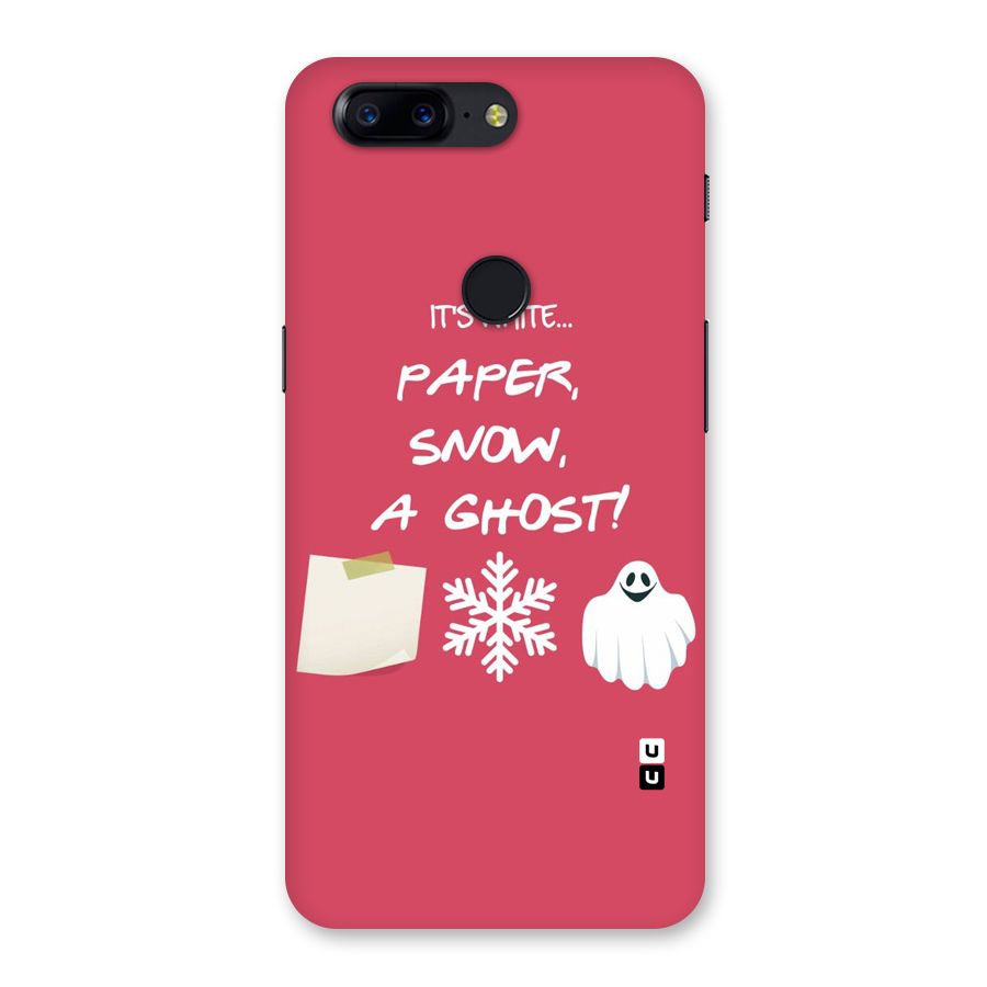 Snow Paper Back Case for OnePlus 5T