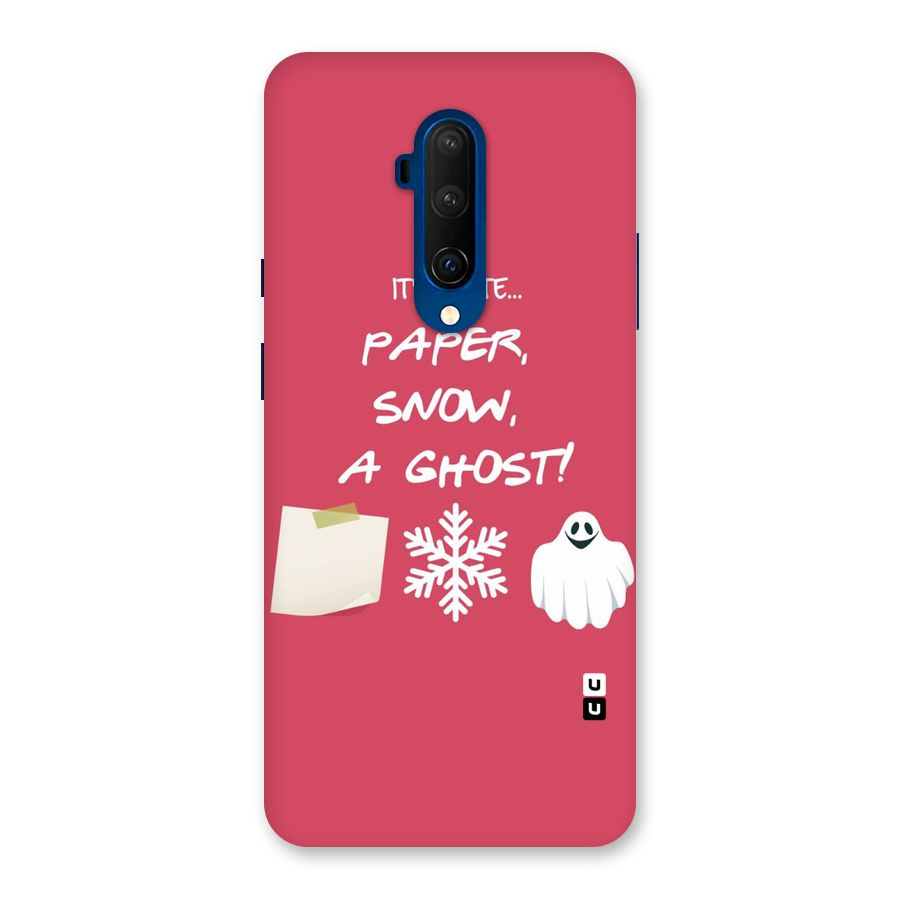 Snow Paper Back Case for OnePlus 7T Pro