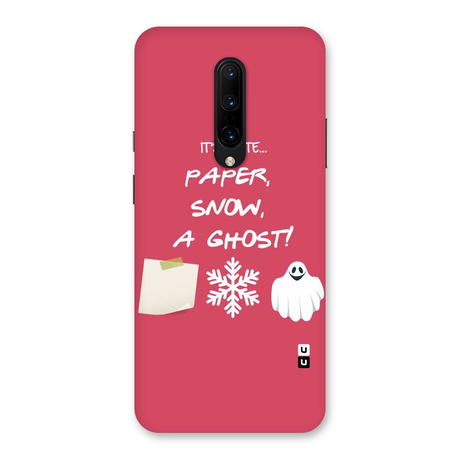 Snow Paper Back Case for OnePlus 7 Pro