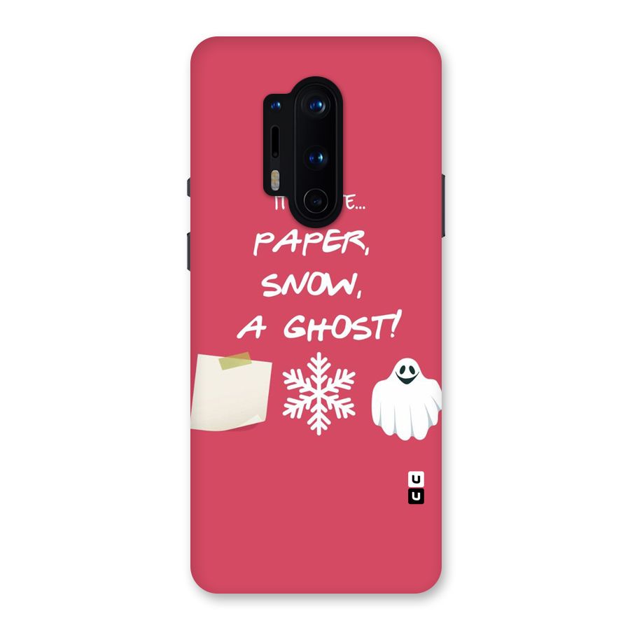 Snow Paper Back Case for OnePlus 8 Pro
