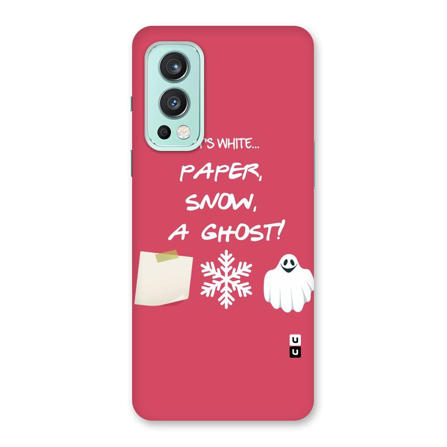 Snow Paper Back Case for OnePlus Nord 2 5G