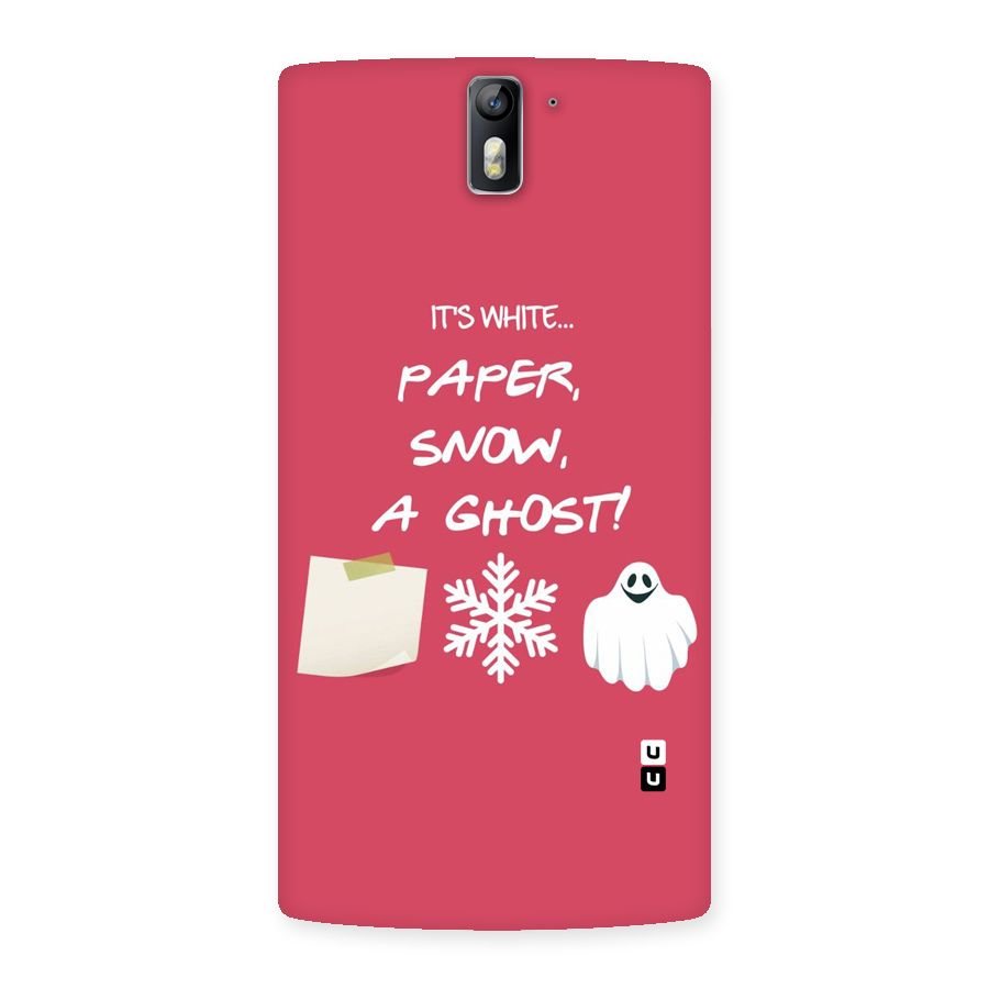 Snow Paper Back Case for One Plus One