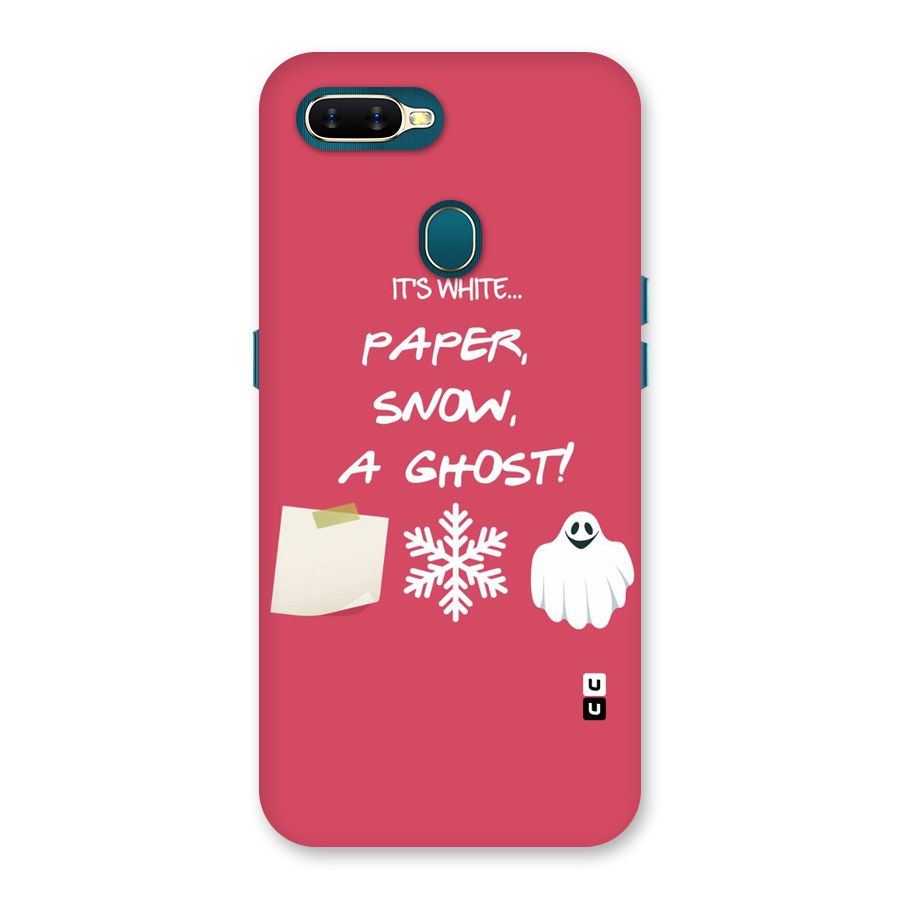 Snow Paper Back Case for Oppo A11k