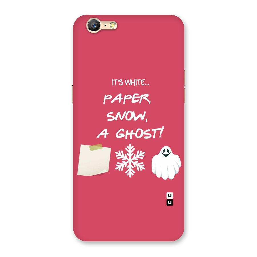 Snow Paper Back Case for Oppo A57