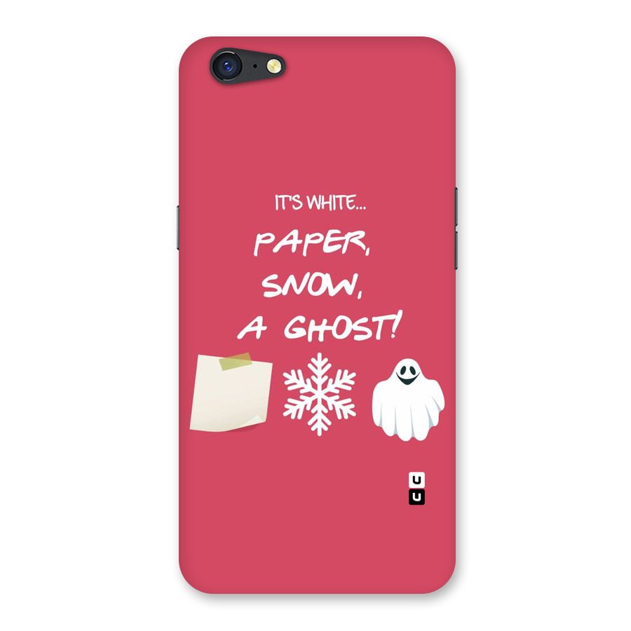 Snow Paper Back Case for Oppo A71