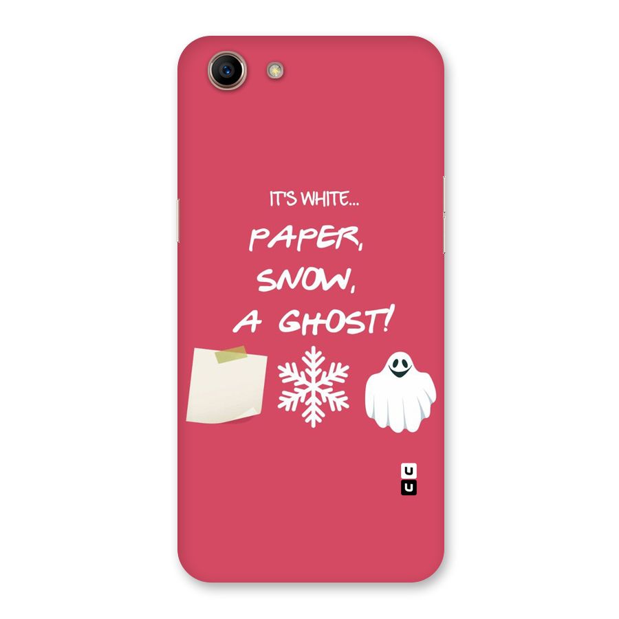 Snow Paper Back Case for Oppo A83 (2018)