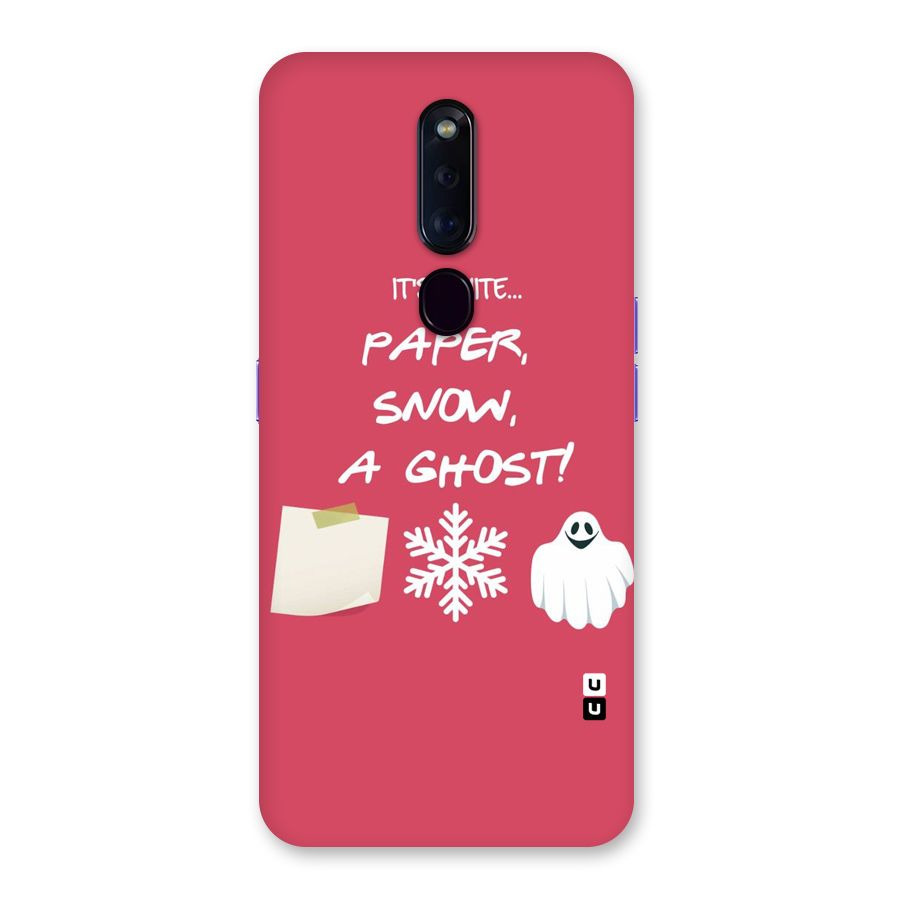 Snow Paper Back Case for Oppo F11 Pro