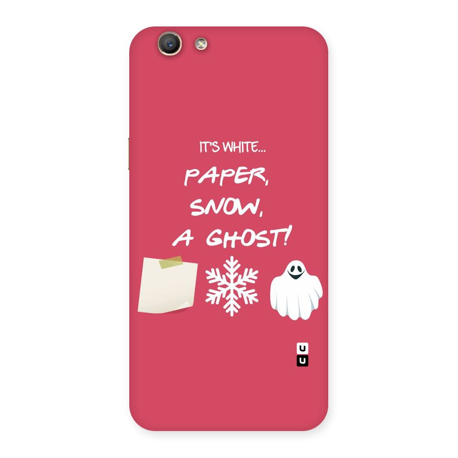 Snow Paper Back Case for Oppo F1s