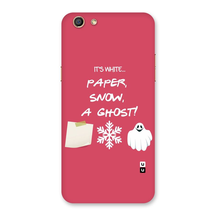Snow Paper Back Case for Oppo F3