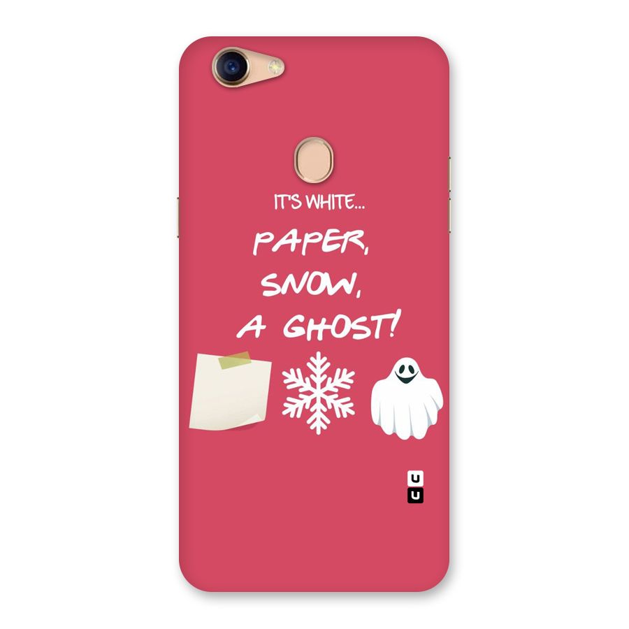 Snow Paper Back Case for Oppo F5