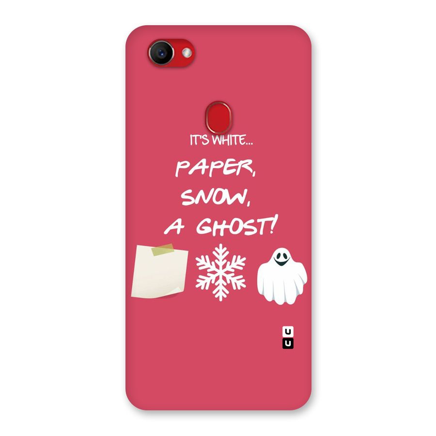 Snow Paper Back Case for Oppo F7