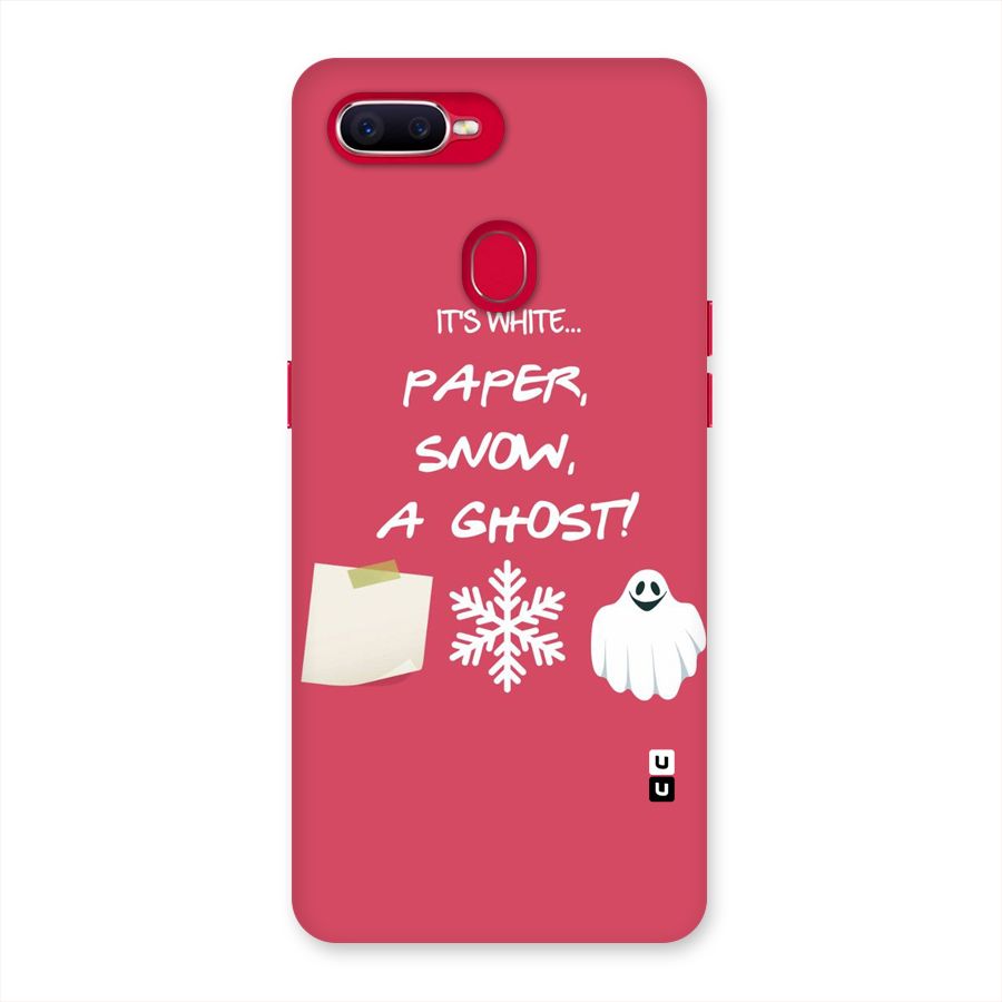 Snow Paper Back Case for Oppo F9 Pro