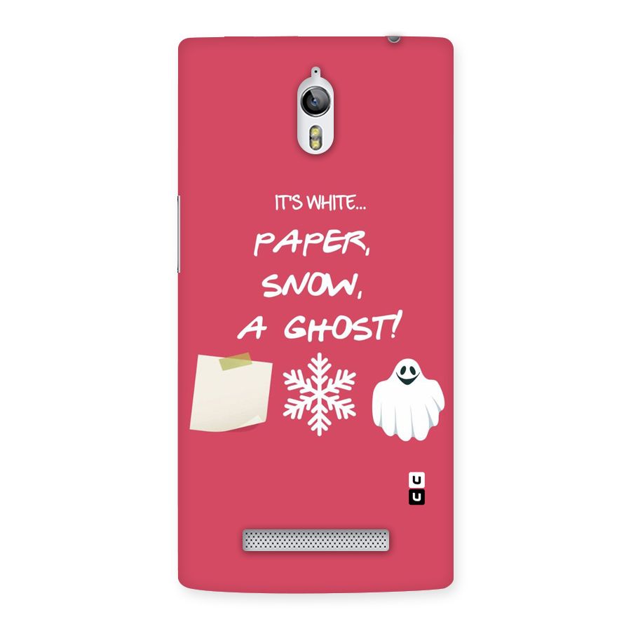 Snow Paper Back Case for Oppo Find 7
