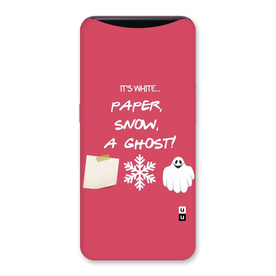 Snow Paper Back Case for Oppo Find X