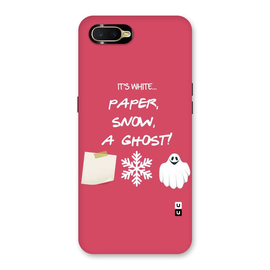 Snow Paper Back Case for Oppo K1