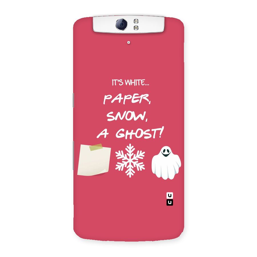 Snow Paper Back Case for Oppo N1