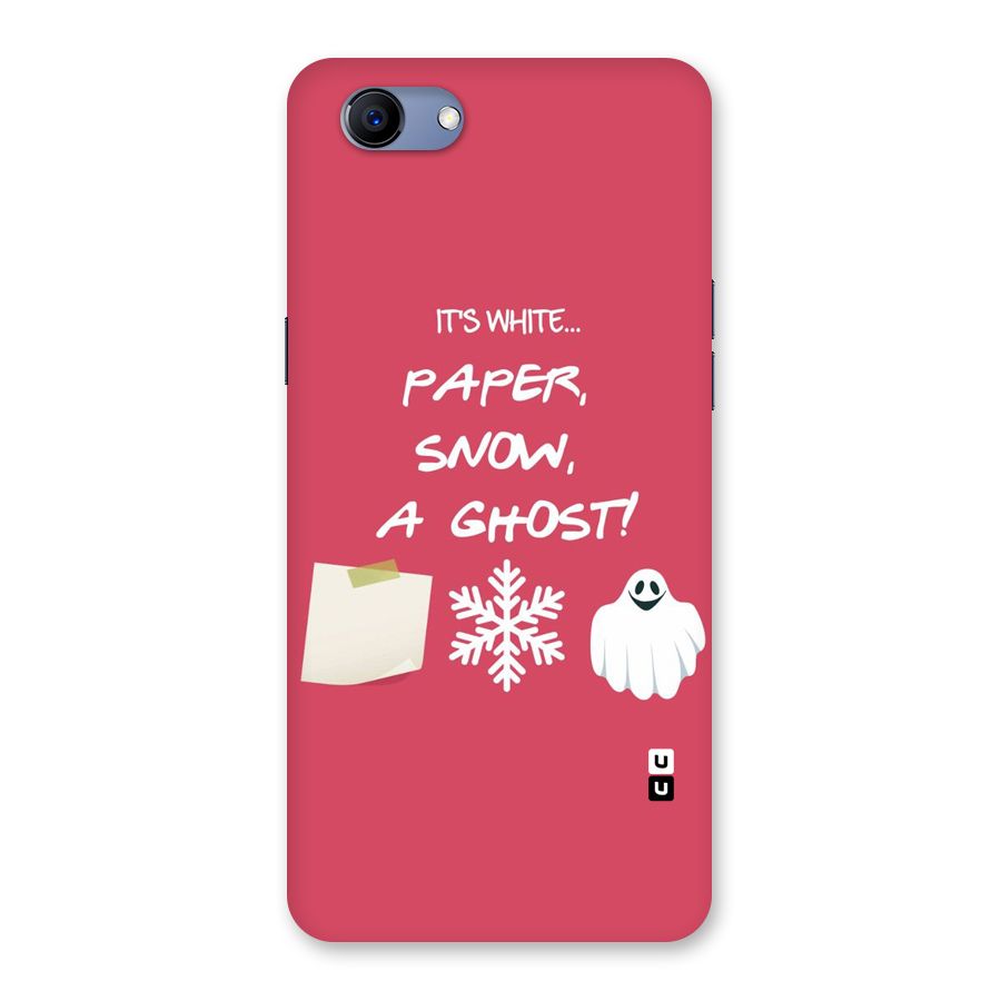 Snow Paper Back Case for Oppo Realme 1
